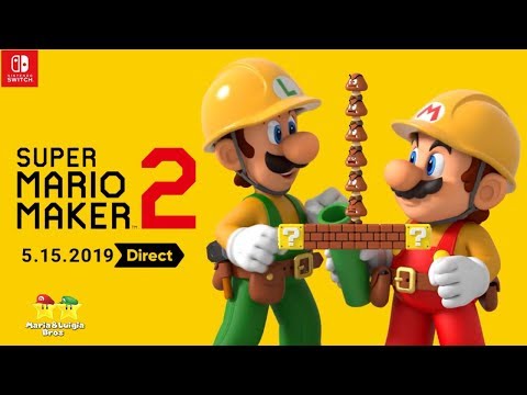 ⭐️Super Mario Maker 2⭐️ Direct 🔴 Mario & Luigi Trailer + Release Date!