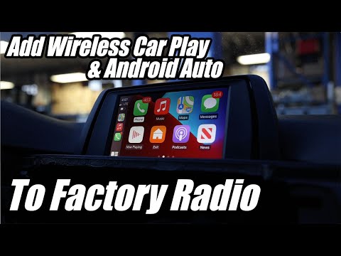 Add Wireless Apple CarPlay & Android Auto to factory radio, Audi, BMW, Porsche, Benz, Lexus & more!