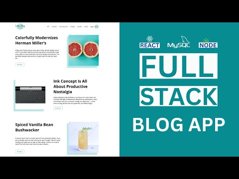 React Node Js Mysql Full Stack Blog App Tutorial