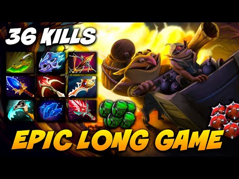 Techies Epic Long Game [36 KILLS / 2+ HOURS] Dota 2 Pro Gameplay [Watch & Learn]