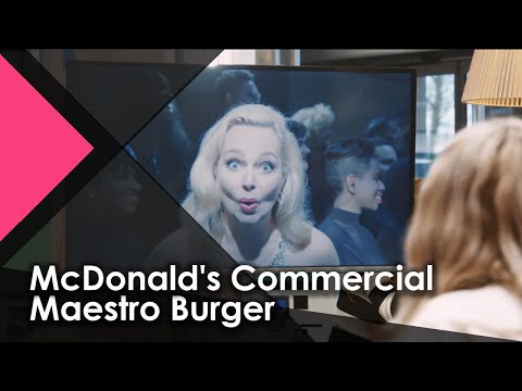 Prize Winning McDonald's Commercial | Maestro Burger - Wendy Kokkelkoren (Live Music Video)