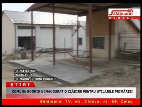 COMUNA BOGHIȘ A INAUGURAT O CLĂDIRE PENTRU UTILAJELE PRIMĂRIEI