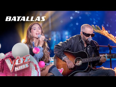 Greeicy y Mike Bahía cantan 'Att amor' - Batallas | La Voz Kids 2024