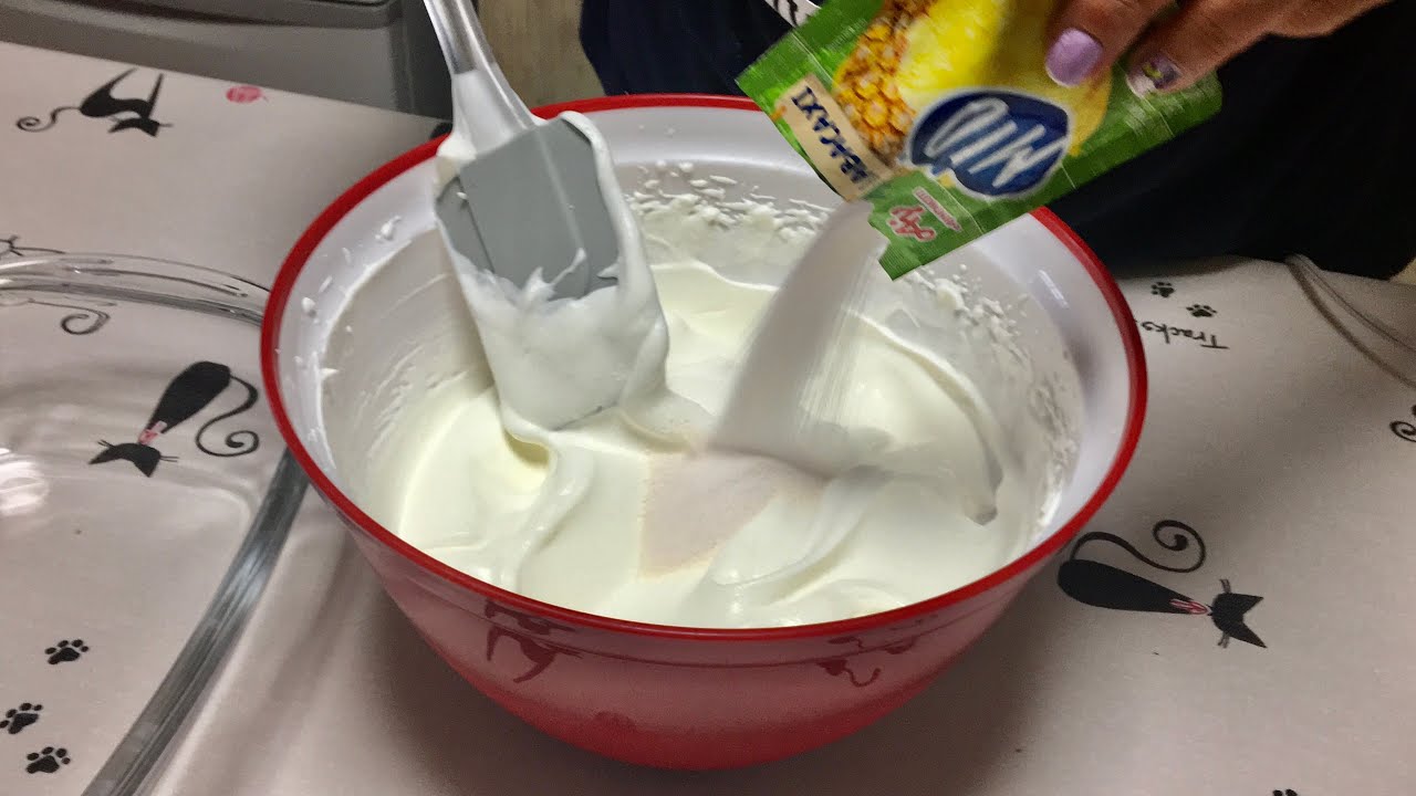 Coloque 1 Suco Em Po  No Creme De Leite E Veja O Resultado