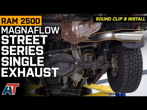 2014-2024 6.4L RAM 2500 Magnaflow Street Series Single Exhaust System Review & Sound Clip