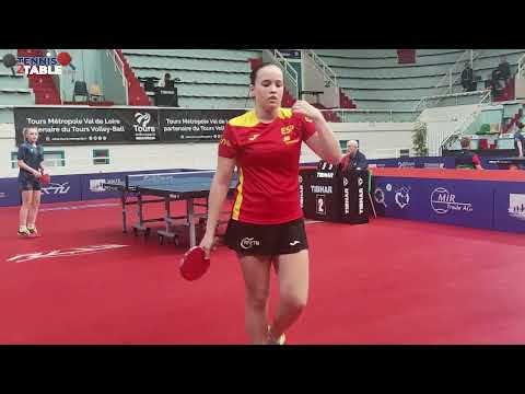 HOCHART Leana vs BERZOSA Maria - Top 10 Jeunes 2022 tennis de table
