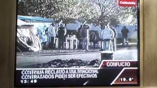preview picture of video 'Paro Monsanto Rojas - DIA 5  NOTICIERO CABLEVICION ROJAS'