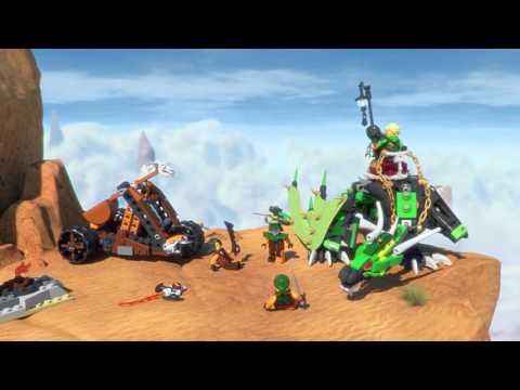 Конструктор Bl «Зелёный Энерджи Дракон Ллойда» 10526 (НиндзяГо 70593) / 603 детали