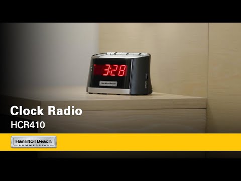 Hamilton Beach HCR410 Clock Radio, .9" LED Display, AM/FM, Alarm, USB, 120V 10W, 1‑Year Warranty 2 image
