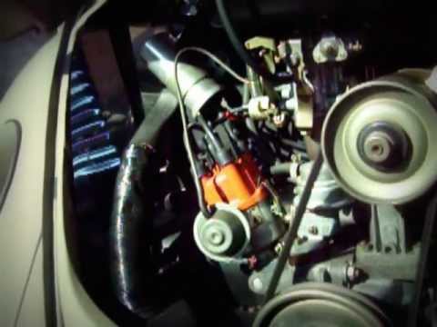 Maggiolino 1200 6v prima accensione dopo restauro