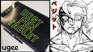 First Time Drawing Vegito on UGEE UE12 Pen Display Tablet