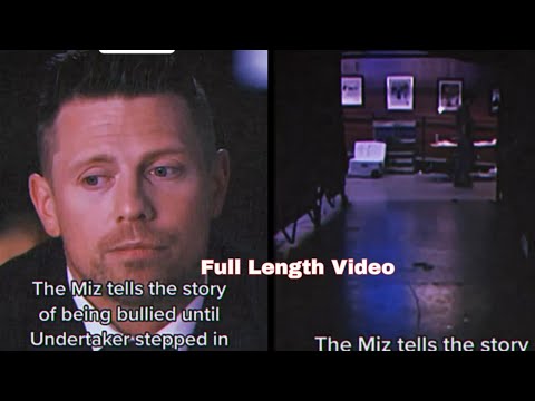 Miz talks about Backstage Bulling | Undertaker Saved Him | Backstage WWE Dark Stories | Explained