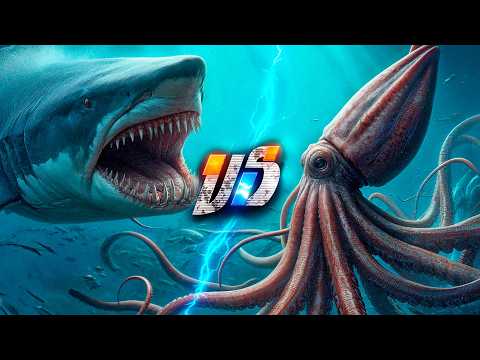 Megalodon VS Giant Squid