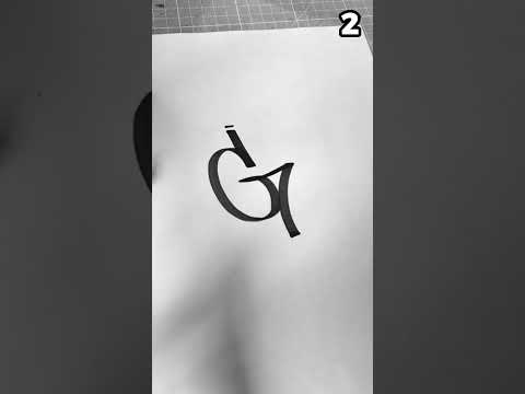 How to draw ✏️ 4 types of G graffiti tag letters 😲 #shorts