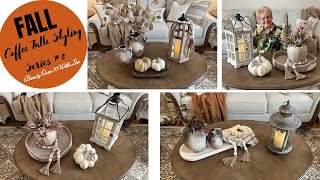 2023 FALL COFFEE TABLE STYLING SERIES #2 #decoratewithme #falldecoratewithme #coffeetablestyling