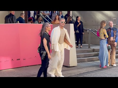 JACK VIDGEN ATTENDS AUSTRALIAN FASHION WEEK