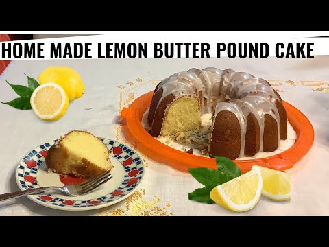 LEMON🍋BUTTER POUND CAKE🍰#EricandTeresa #LemonPoundCake #PoundCakeGirl #PoundCakeRecipe