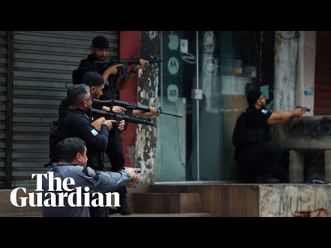 Brazilian police raid Rio favelas in deadliest operation against gangs
