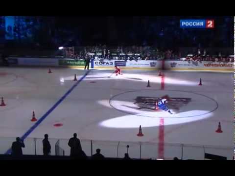 2011 KHL All-Star Game - Super Skills - Puck Control Relay