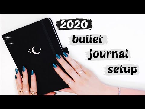 My 2020 Bullet Journal/Planner Set Up + January Spreads! Video