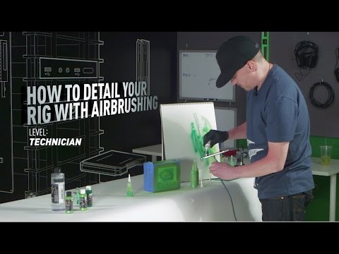 GeForce Garage: Antec 900 Series, Video 6 – How To Detail Your Rig Using Airbrush