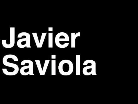 How to Pronounce Javier Saviola SL Benfica Football Goal Penalty Kick Yellow Red Card Injury