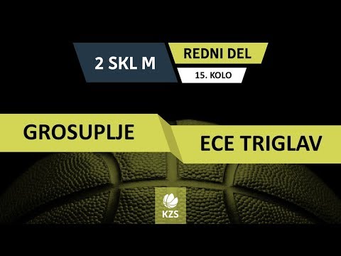 Grosuplje : ECE Triglav - 15. kolo - 2. SKL za moške - Sezona 2018/19 - 4/4
