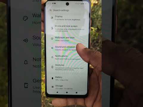 How to off Do not disturb mode in Moto G04 Smartphone #5minutestech #motog04