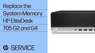 Replace the System Memory | HP EliteDesk 705 G2 and G4 | HP Support
