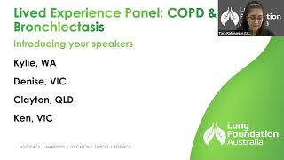 Live Well, Breathe Better: Chronic Lung Disease - Lived Experience Panel