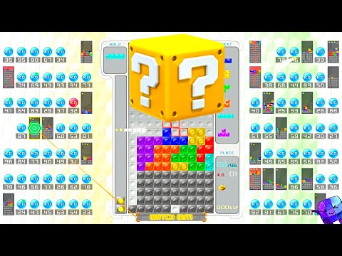 Tetris 99 Battle Royale ⚔️ Toy Blocks Design + All Themes & Win