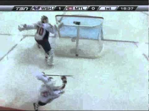 Capitals/Canadiens Weird Goals (March 15 2011)