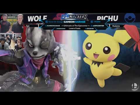 Age (Sonic, Wolf) Vs  Mudomo (Pichu)