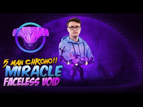 MIRACLE 5 MAN CHRONO 17 KILLS [Faceless Void] - Halberd Situational Item