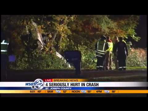 4 seriously hurt in Osceola crash