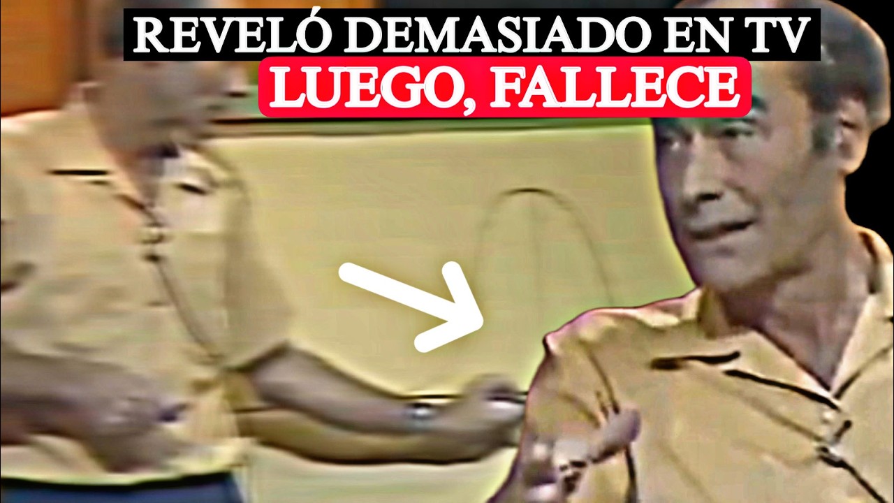 DESCIFRÓ LA REALIDAD, y luego falleció MISTERIOSAMENTE