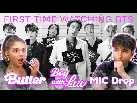 K-POP NEWBIES WATCH BTS FOR THE FIRST TIME | 'Butter', 'Boy with Luv', 'Mic Drop'