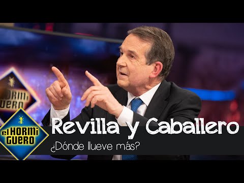 Discusión entre Caballero y Revilla ¿llueve más en Vigo o en Cantabria? - El Hormiguero
