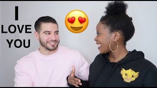 SAYING I LOVE YOU FOR THE FIRST TIME !!