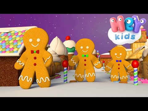 Tre Pepparkaksgubbar - Julsånger för barn - HeyKids