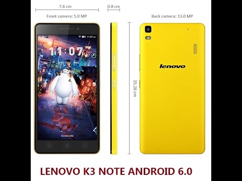 Смартфон Lenovo K3 Note Android 6.0 - видеобзор в скриншотах :)