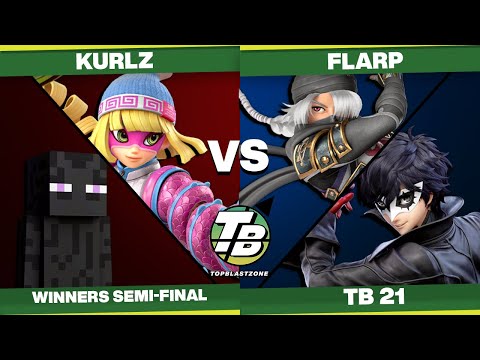 Top Blastzone 21 Winners Semi Final - Kurlz (Min Min, Steve) Vs. flarp (Sheik, Joker)