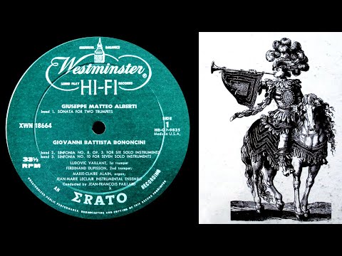 Alberti / JF Paillard, 1956: Sonata for Two Trumpets - Westminster XWN 18664