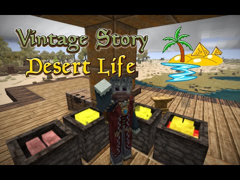 Vintage Story Desert Life Ep 105: Smithing Plates and Making Lanterns
