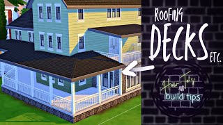 How to Roof Any Deck, Porch, Patio or Balcony - The Sims 4 Roofing Tutorial