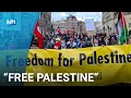 Pro-Palestina-demonstratie in Amsterdam
