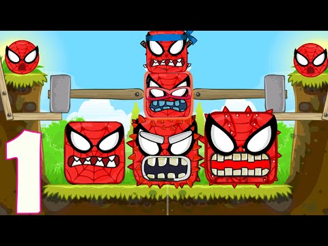 Complete Red Ball 4 Gameplay Walkthrough Part 2 with Spiderman Ball. Killed all bosses