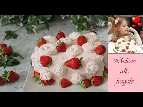 DELIZIA ALLE FRAGOLE  - La torta per il compleanno di Martina