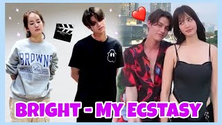 Download lagu Bright Vachirawit   Bow Maylada : [BEHIND THE SCENES] MV 'My Ecstasy' 🎬 mp3