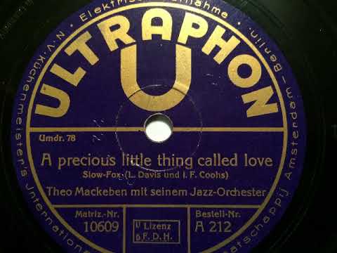 Theo Mackeben Jazz-Orchester, A precious little thing called love, Slow-Fox, 1930